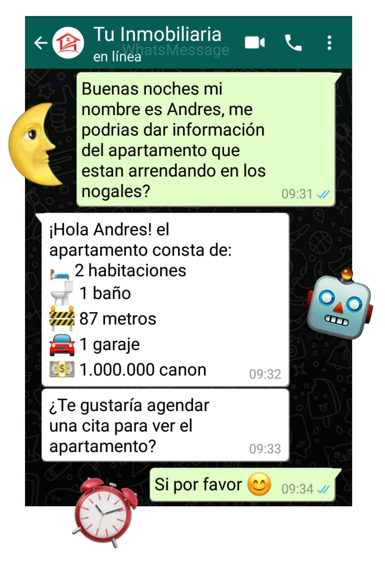 WhatsApp con un chatbot de Botly